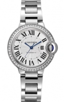 Cartier Ballon Bleu Cadran Argent Flinque Sunray Pour Femmes W4BB0016 Montres Copie