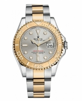 Rolex Yacht-Master Acier inoxydable et Or jaune Grey cadran 168623 PL