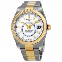 Réplique Rolex Sky-Dweller 326933 Champagne- Bleu-Noir Cadran vente