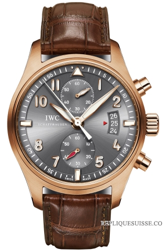 IWC Montre d\'Aviateur Spitfire Chronographe Montre Homme IW387803