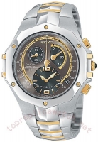 Seiko Coutura Kinetic Chronographe Two-Tone acier Hommes SNL0 Montre Réplique