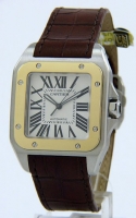 Cartier Santos 100 Yellow Or Hommes W20072X7 Montre Réplique