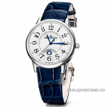 Copie Montre Jaeger-LeCoultre Rendez-Vous Moon Large Acier Inoxydable/Argent 3618490