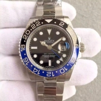 Réplique Rolex GMT Master II en acier inoxydable cadran noir 116710 BLNR