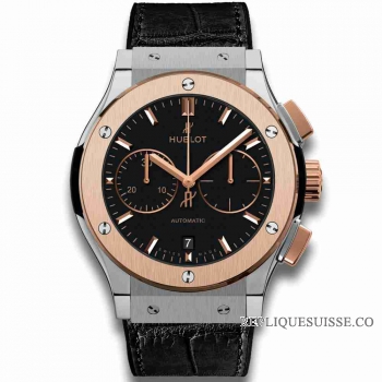 Copie Montre Montre Hublot Chronographe Titanium King Gold Classic Fusion 521.NO.1181.LR