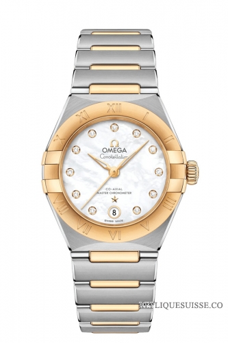 OMEGA Constellation Acier or jaune Anti-magnetique 131.20.29.20.55.002