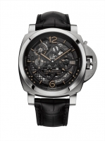 Copie Montre Panerai L'ASTRONOMO Luminor 1950 Tourbillon Lune Phases Equation du Temps GMT 50mm PAM00920