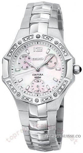 Seiko Coutura Diamant Mother-of-Pearl Dames SUK011 Montre Réplique