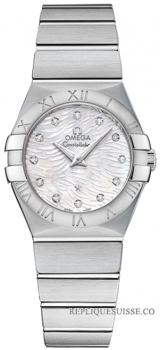 Omega Constellation Brushed (27mm) Quartz 123.10.27.60.55.004 Montre Réplique