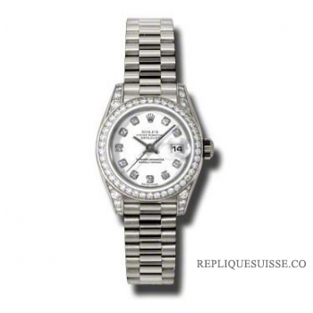 Rolex Datejust Lady Or President 26mm 179159 wdp Montre Réplique