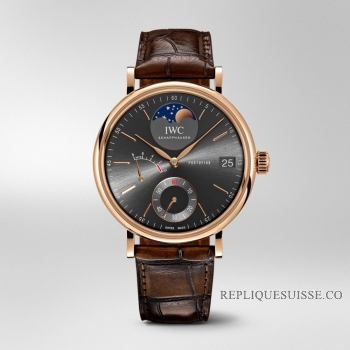 Copie Montre IWC Portofino Phase de lune enroulee a la main IW516403