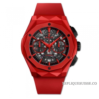 Réplique Hublot Classic Fusion Aerofusion Chronographe Orlinski Red Ceramique