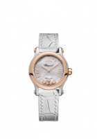 Réplique Chopard Happy Sport 30mm Automatique Or Rose 18 K Acier Inoxydable Et Diamants