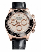 Réplique Cadran Rolex Daytona en or rose Ivoire 116515 LNI