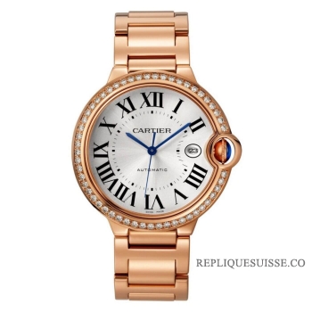 Réplique Cartier Ballon Bleu 36mm Auto Wind WJBB0037