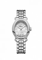 Réplique Chopard Happy Sport Ovale Acier Inoxydable Et Diamants