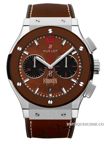 Hublot Classic Fusion Forbiden X Titanium Brown Ceramique 521.NC.0589.VR.OPX14 (Titanium) Montre Réplique