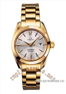 Omega Seamaster Aqua Terra Quartz Dames 2177.30.00 Montre Réplique