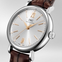 Réplique IWC Portofino Automatique 34 Cadran Argent Mesdames IW357403