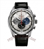 Zenith El Primero Foudroyante Chronographe Silver 03.2040.4052/69 Montre Réplique