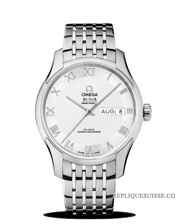 Réplique Omega De Ville Hour Vision Coaxial Master Chronometre Calendrier annuel 41mm 433.10.41.22.02.001