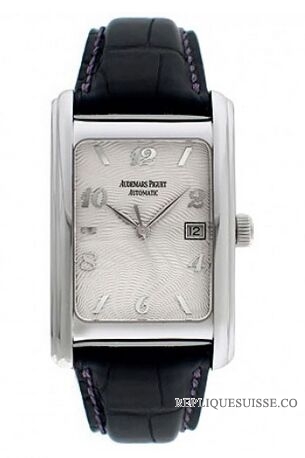 Audemars Piguet Edward Piguet 18kt Blanc or noir hommes 15121BC.OO.A002CR.01 Montre Réplique