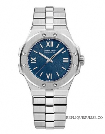 Réplique Chopard Alpine Eagle 36mm Cadran Bleu Acier Lucent