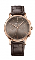 Zenith Elite Chronographe Bracelet en alligator brun classique 18.2270.4069 / 18.C498 Montres Copie