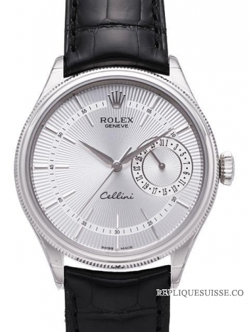 Rolex Cellini Date blanc Or 50519 sbk Montre Réplique