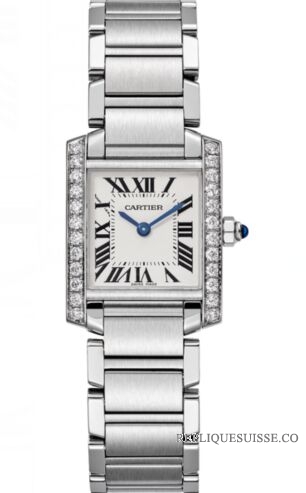 Cartier Tank Francaise Cadran Argent Dames W4TA0008 Montres Copie