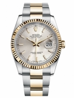 Réplique Rolex Datejust 36mm acier et or Argent Dial 116233 SSO