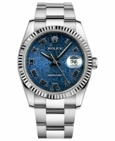 Réplique Rolex Datejust 36mm Bleu Acier Jubile Dial bracelet Oyster 116234 BLJRO
