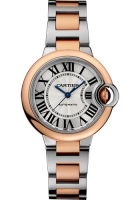 Cartier Ballon Bleu 33mm Acier Et Or Rose W2BB0023 Montres Copie