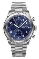 Copie Montre Breitling Navitimer 8 chronographe cadran bleu en acier Bracelet A13314101C1A1