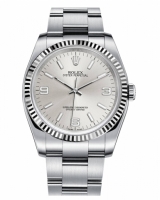 Rolex Oyster Perpetual No Date Acier inoxydable Silver cadran 116034 SAIO