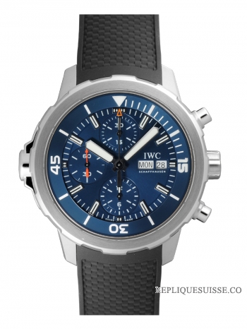 IWC Aquatimer Chronographe Edition \"Expedition Jacques-Yves Cousteau\" Montre Réplique