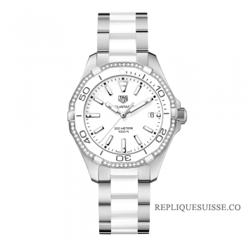 Copie Montre Tag Heuer Aquaracer Mesdames WAY131H.BA0914