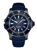 Breitling Superocean II 48 Titane / Bleu / Caoutchouc / Broche