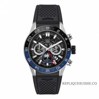 Copie Montre TAG Heuer Carrera Heuer 02 Chronographe GMT CBG2A1Z.FT6157