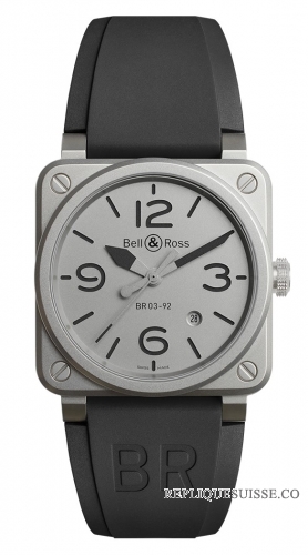 Copie Montre Bell & Ross 03-92 Horoblack BR0392-GBL-ST/SRB