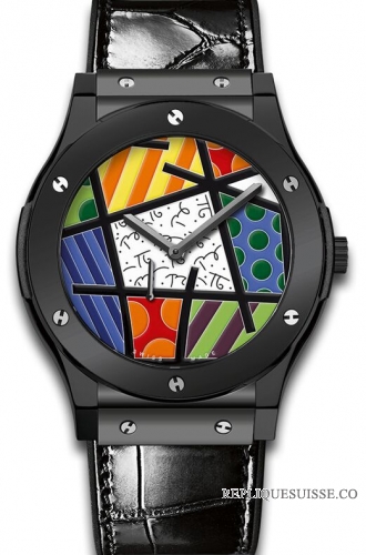 Hublot Classic Fusion Enamel Britto 515.CS.0910.LR Montre Réplique