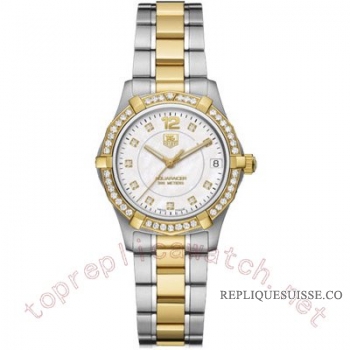 TAG Heuer Dames Aquaracer Quartz Inoxydable acier and Or Montre Réplique