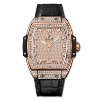 Réplique Hublot Spirit Of Big Bang King Gold Full Pave