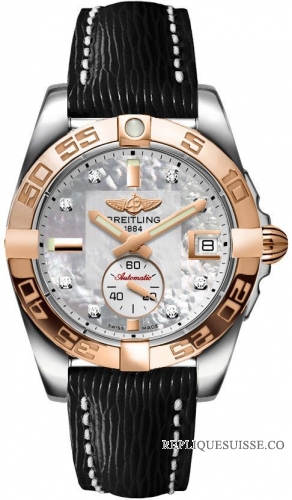 Breitling Galactic 36 automatique C3733012 / A725 / 213X / A16BA.1 or rose et acier inoxydable