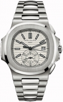 Patek Philippe Nautilus Chronographe Cadran Argent Acier 5980 / 1A-019 Montres Copie