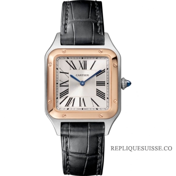 Réplique Cartier Santos Dumont Quartz Mouvement W2SA0012 Femmes