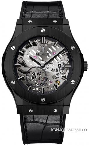 Hublot Classic Fusion Classico Ultra Thin Skeleton Ceramic 45mm 515.CM.0140.LR