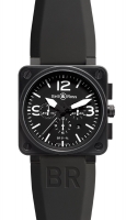 Bell & Ross BR 01-94 CARBON Chronographe 46mm des hommes Montre Réplique