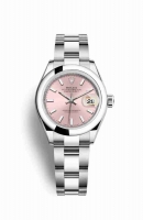 Copie Montre Rolex Datejust 28 Oystersteel cadran rose m279160-0002