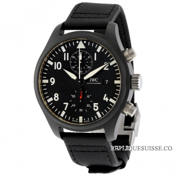 IWC s d\'Aviateur Chronographe TOP GUN IW389001 Montre Réplique